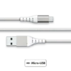 Câble Renforcé USB A/micro USB 2 M 2.1A Garanti à Vie Blanc Force Power Lite -Force Mobility Shop fpliamic2mw 905x710 main