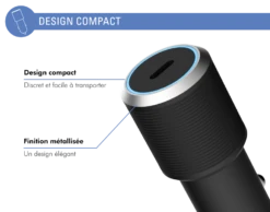 Chargeur Voiture USB C PD 25W Power Delivery Garanti à Vie Noir Force Power Lite 10 Chargeur Voiture USB C PD 25W Power Delivery Garanti à Vie Noir Force Power Lite -Force Mobility Shop fplicac1c25wpdb 04