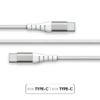 Câble Renforcé USB C/USB C 2 M 3A Garanti à Vie Blanc Force Power Lite -Force Mobility Shop fplicc2mw main