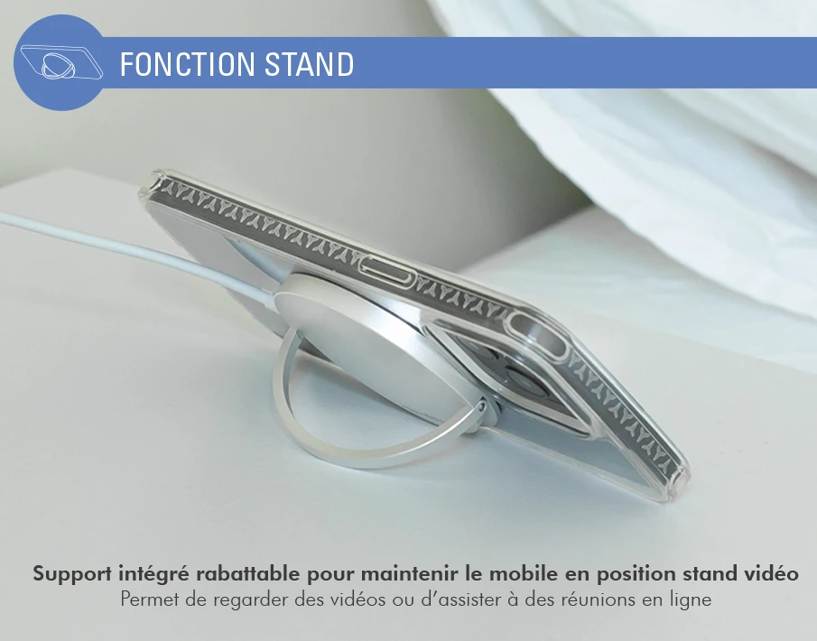 Chargeur Induction Garantie à Vie Compatible MagSafe 15W Blanc Force Power 6 Chargeur Induction Garantie à Vie Compatible MagSafe 15W Blanc Force Power – Image 4