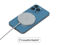 Chargeur Induction Garantie à Vie Compatible MagSafe 15W Blanc Force Power