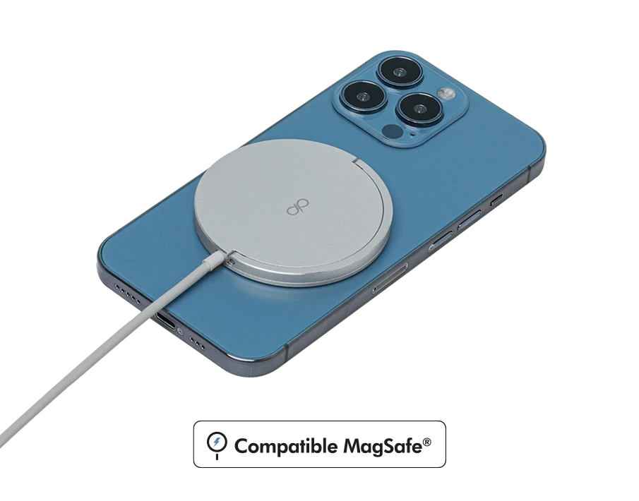 Chargeur Induction Garantie à Vie Compatible MagSafe 15W Blanc Force Power 3 Chargeur Induction Garantie à Vie Compatible MagSafe 15W Blanc Force Power