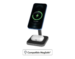 Chargeur Induction Stand Compatible MagSafe 15W Blanc Force Power