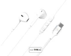 Ecouteurs Filaire USB C Blanc Garantie à Vie Force Play