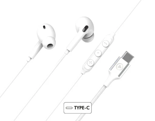 Ecouteurs Filaire Jack 3.5mm Blanc Garantie à Vie Force Play -Force Mobility Shop fpykpintrausbcw main