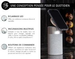 Double Chargeur Sans Fil (15W+5W) Compatible MagSafe + Enceinte Bluetooth® Silver - Garanti à Vie Force Play 14 Double Chargeur Sans Fil (15W+5W) Compatible MagSafe + Enceinte Bluetooth® Silver - Garanti à Vie Force Play -Force Mobility Shop fpyms2in1speakers 05 fr 1