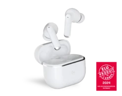 Ecouteurs Intra True Wireless Garanti à Vie Force Play 2 ANC Réduction De Bruit + ENC Technologie Anti-bruit 100% Plastique Recyclé Blanc Force Play